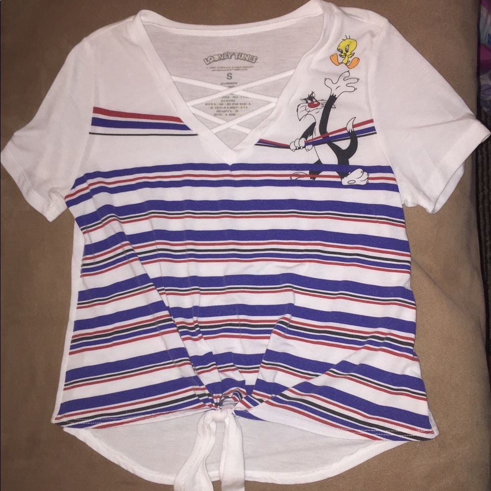 Looney Tunes Low Cut Cropped Top